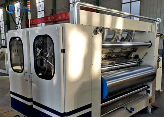 Fingerless plooide Enige Facer-Machine voor Golf Producerende Lijn