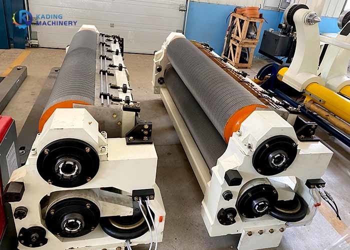 Fingerless plooide Enige Facer-Machine voor Golf Producerende Lijn
