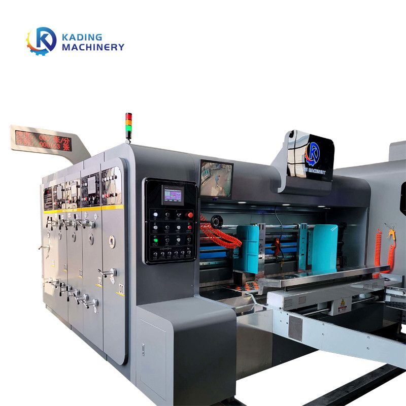 Lead Edge-kartonprinter voor golfkarton met inktvensters