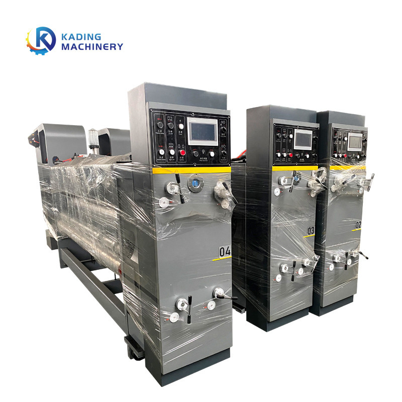 1-6 Machine van de de Doosdruk van het kleuren de Volledige Automatische Karton voor Golfkarton die Verpakkende Printer maken