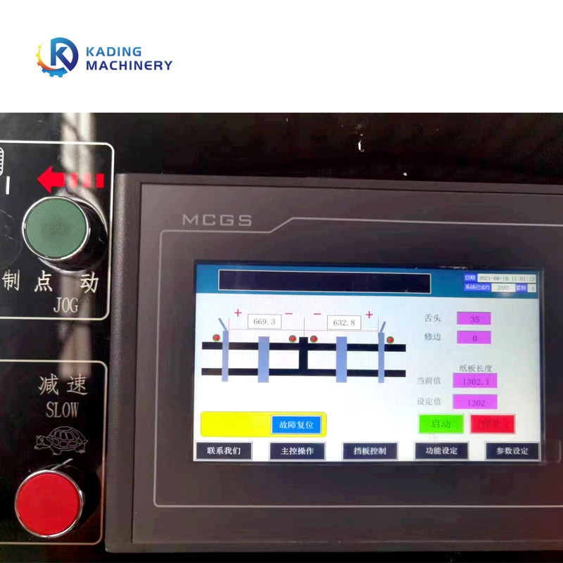 Full Auto-de Machine van de Kartondruk voor 3 5 7 Lagen Karton van PLC Controle