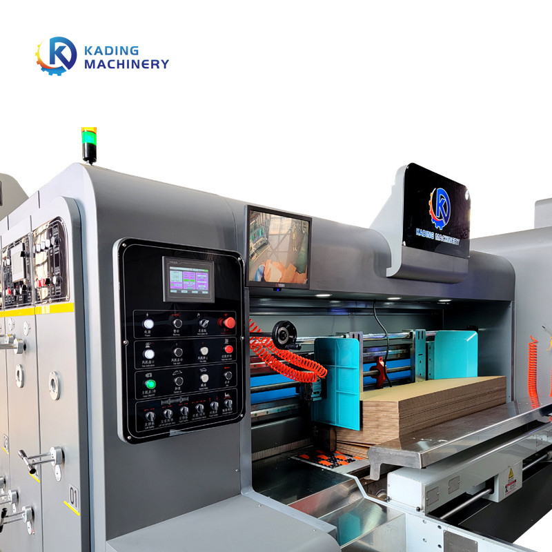 120-250pcs/Min Full Automatic Carton Printing-Machine met Zeer belangrijke Vrije Verbinding en Ceramische Anilox-Rol