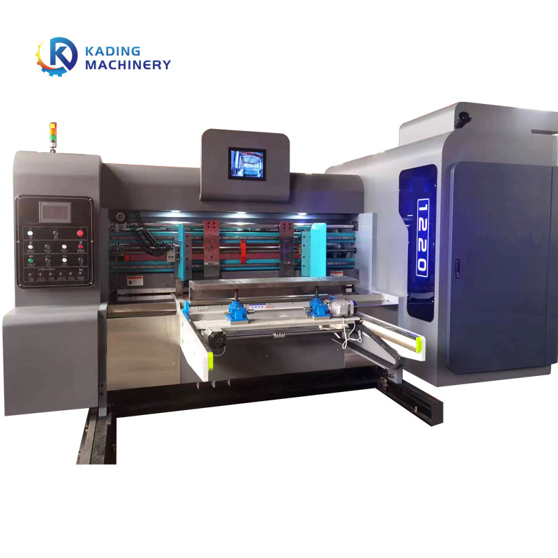 Autopapiervoeding Die Cutting Machine Karton met trillende stapler voor onregelmatige doos
