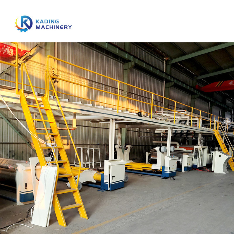 100m/Min Carton Box Manufacturing Machine met Enige Facer voor 3 Vouwkarton