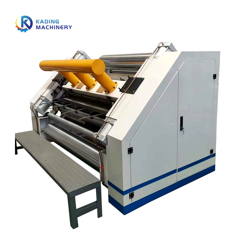 Olie die Enige Facer-Plooiingsmachine voor 3/5 Vouw verwarmen Golfdocument 150m/Min