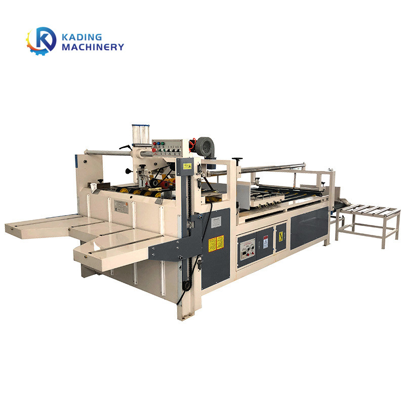 60pcs/Min Semi Automatic Folder Gluer-Machine voor Golfkarton