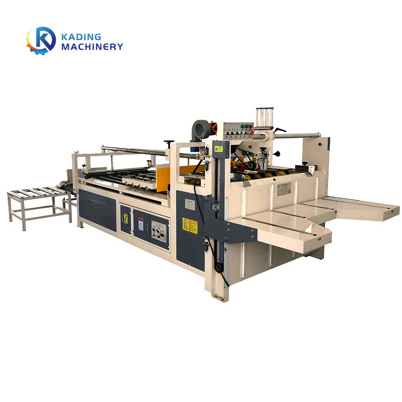60pcs/Min Semi Automatic Folder Gluer-Machine voor Golfkarton