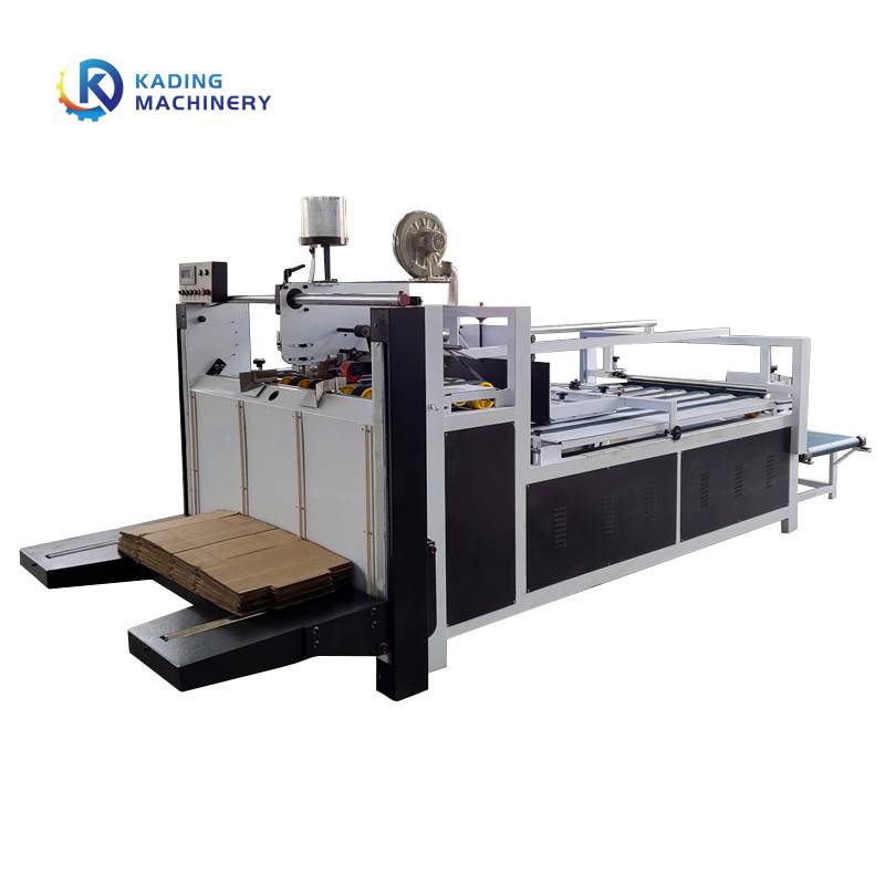 De Machine van Gluer van de enig Stukomslag van 40pcs/Min Working Speed For 2800mm Kartondoos
