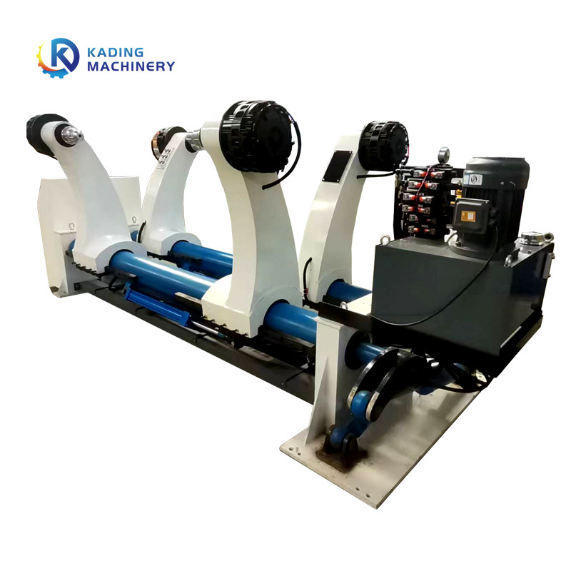 60-100m/Min Hydraulic Type Mill Roll-Tribune met Papierkarretje voor Golfkarton