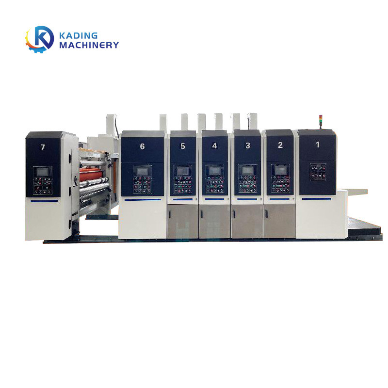 Servomotor het Voeden de Machine van de Kartondruk om Kartondozen Te plooien