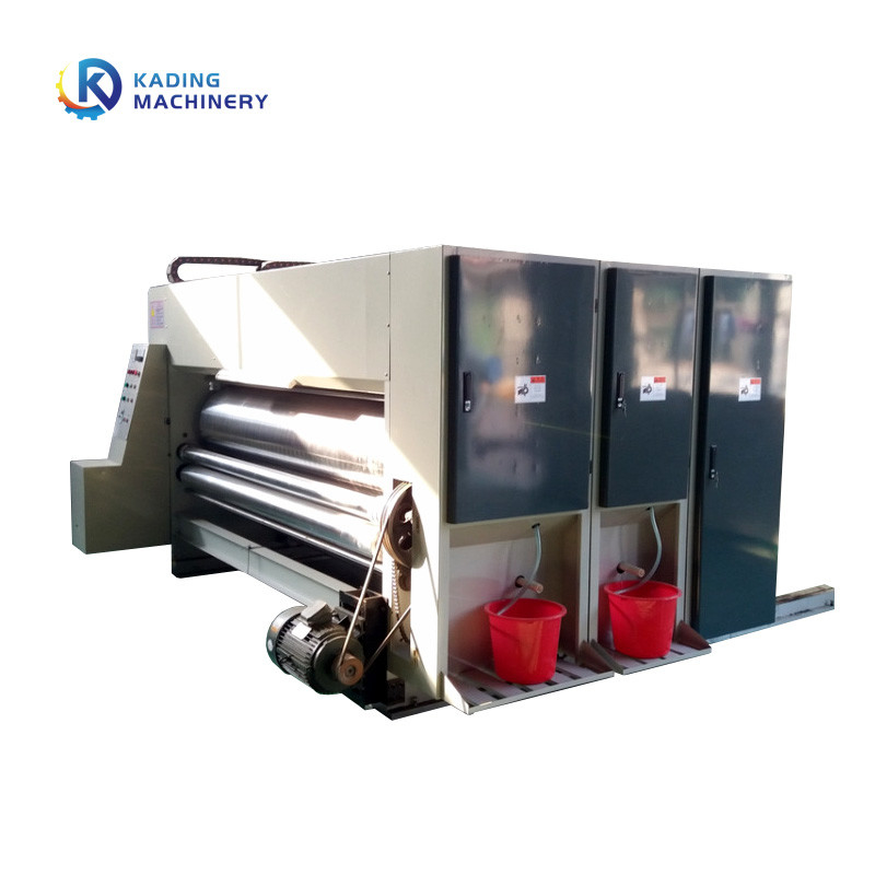 Flexographic het Kartondoos die van 120 PCs Min Carton Printing Machine For met Plc Controle maken