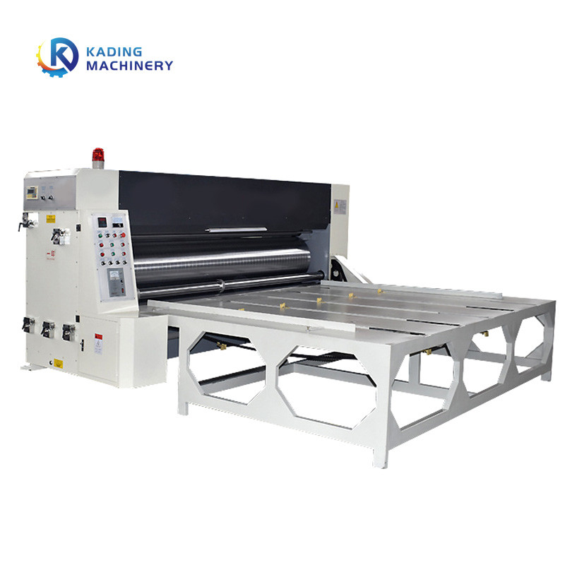 De semi Auto 2.4m Machine van de Kartondruk voor Golf Kartonnen Flexographic Druk