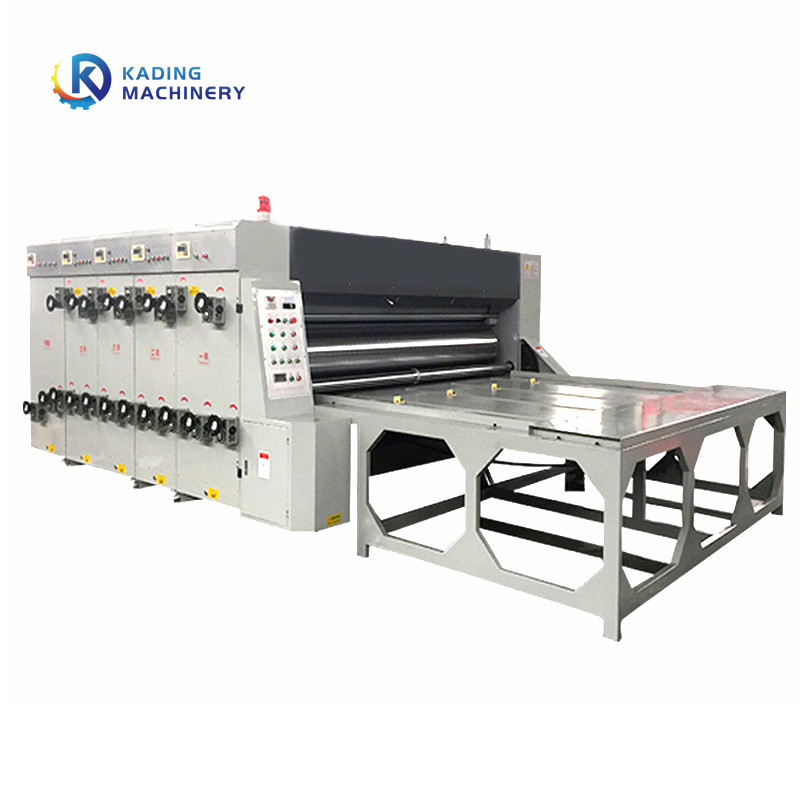 De hand het Voeden Machine van de Kartondruk voor Golfkarton met Flexographic Inkt