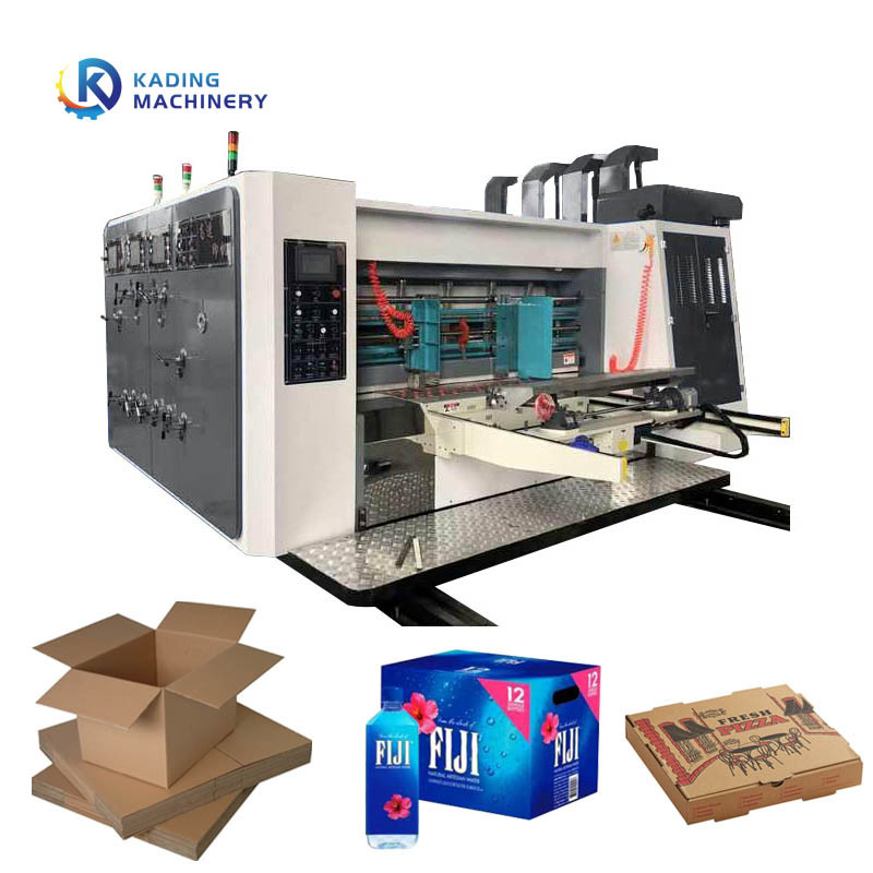 Volledig automatische kartonprinter slotter die cutter voor het maken van golfkartonnen