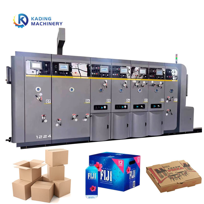 Eénkleurige doos Printing Karton Doos Die Cutting Machine van 180pcs / min Werksnelheid