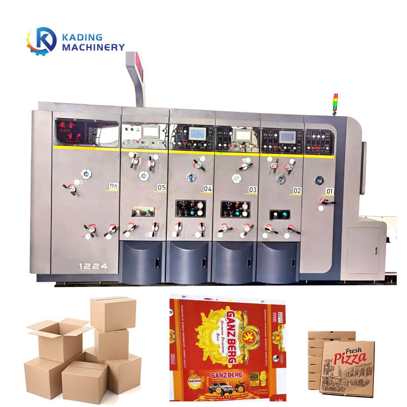 Eénkleurige doos Printing Karton Doos Die Cutting Machine van 180pcs / min Werksnelheid