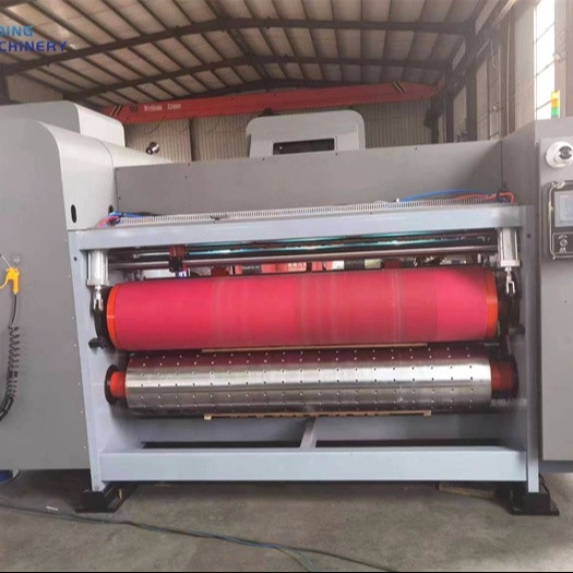 Watergebaseerde inkt Flexo gegolfde doos drukmachine Rotary Die Cutting