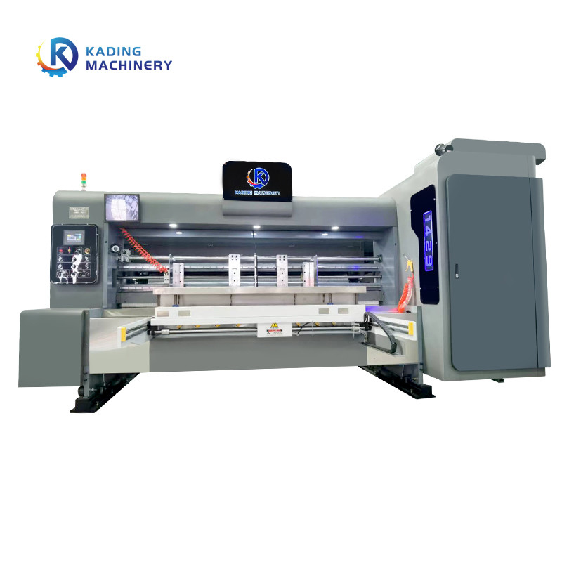 Waterink kartonnen doos printer machine met slotter die cutter voor gegolfde kartonnen dozen