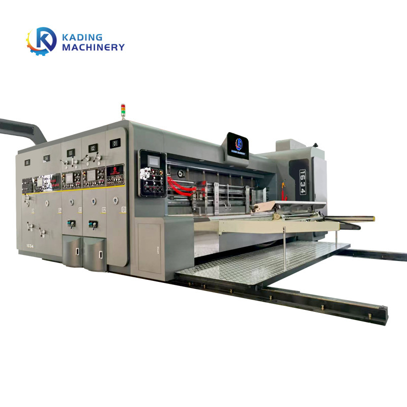 Flexo Multi-Colors gegolfde doos drukmachine voor het maken van pizza dozen