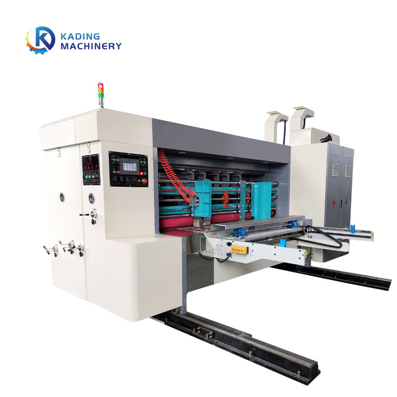 5 Kleuren Flexo Printing Geaffineerde doos Drukmachine Voor Kartonnen Doos