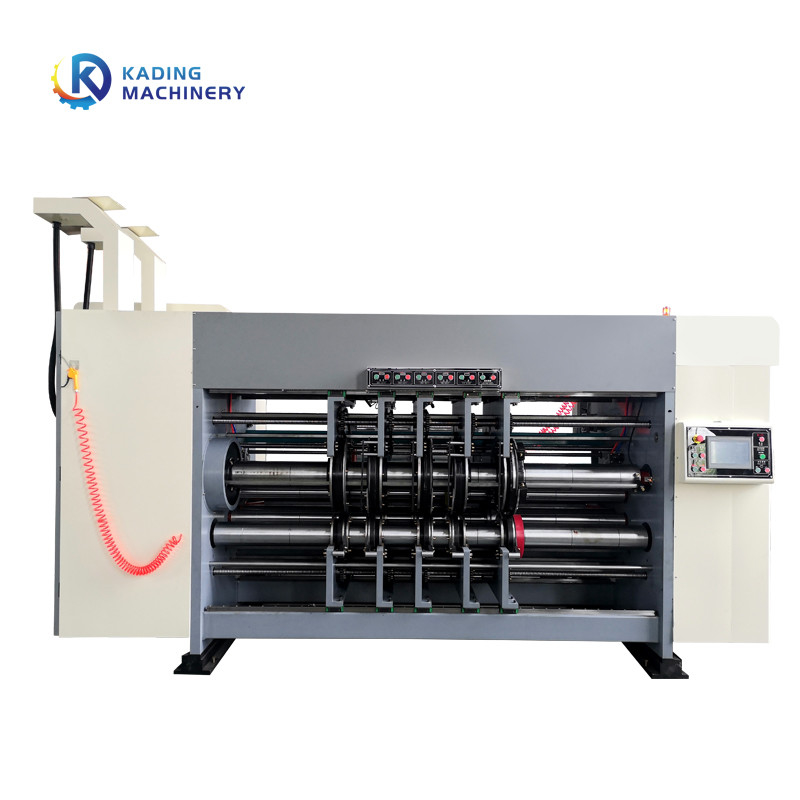 Pizza Box Maker gegolfde doos drukmachine van toonaangevende Edge Paper Feeding