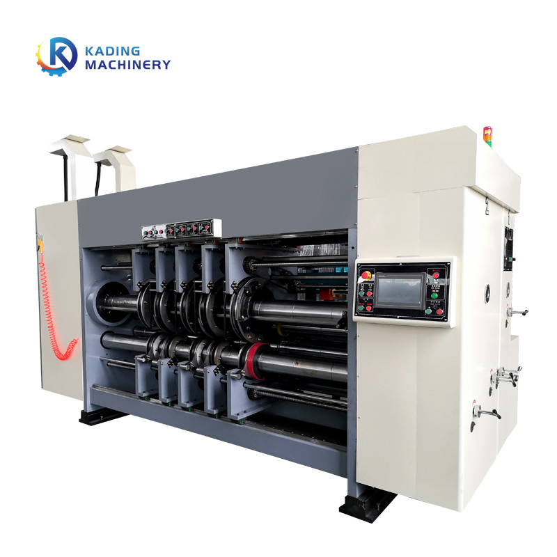 5 Kleuren Flexo Printing Geaffineerde doos Drukmachine Voor Kartonnen Doos
