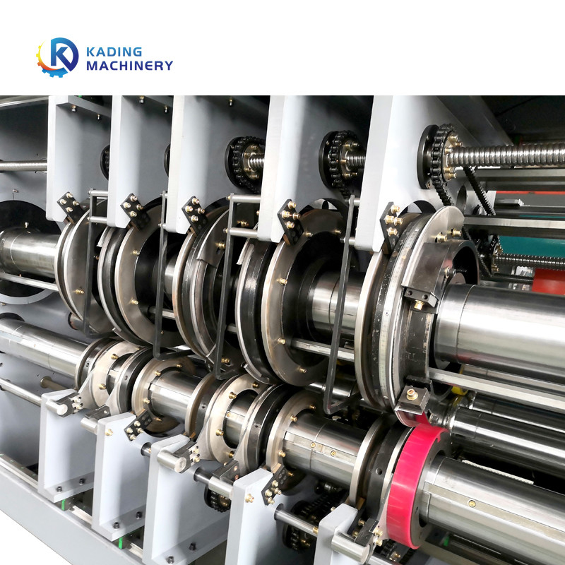 5 Kleuren Flexo Printing Geaffineerde doos Drukmachine Voor Kartonnen Doos