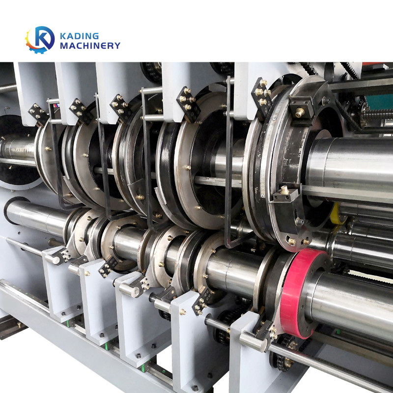 Waterink kartonnen doos printer machine met slotter die cutter voor gegolfde kartonnen dozen
