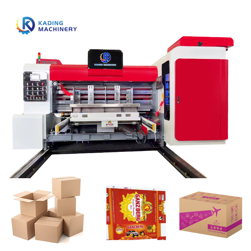 Servomotorvoeding Geaffineerde doos Printmachine op basis van water
