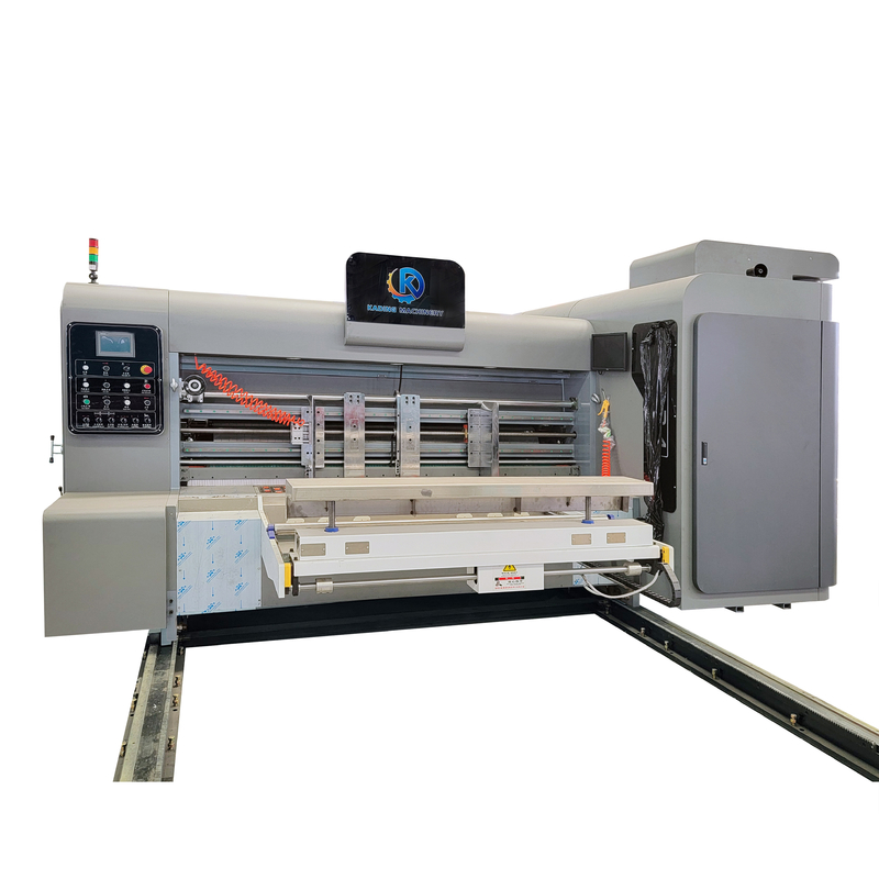 Hoog werkingssnelheid gegolfde karton drukmachine voor het maken van zoete pizza dozen