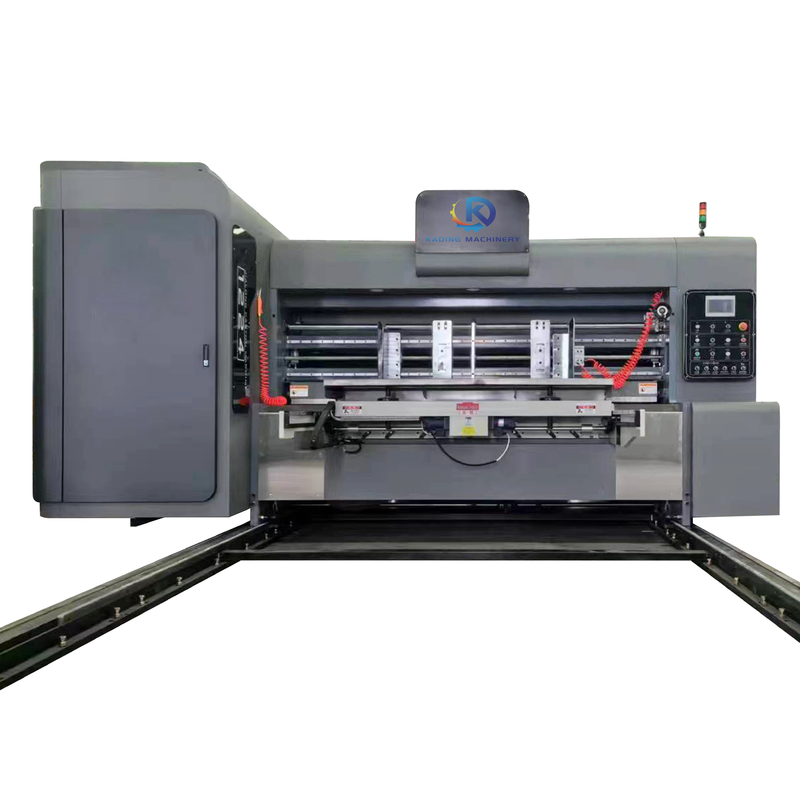 Meerdere kleuren kartonnen doos drukmachine Rotary die cutting voor het maken van pizza doos