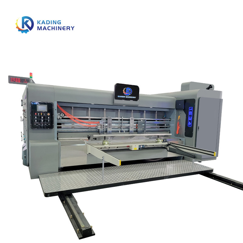 Waterink kartonnen doos printer machine met slotter die cutter voor gegolfde kartonnen dozen